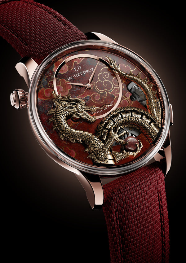 Imperial Dragon Automaton Watch – Red Gold Cuprite Dial | Handcrafted Luxury Timepiece Inspired by Chinese Culture