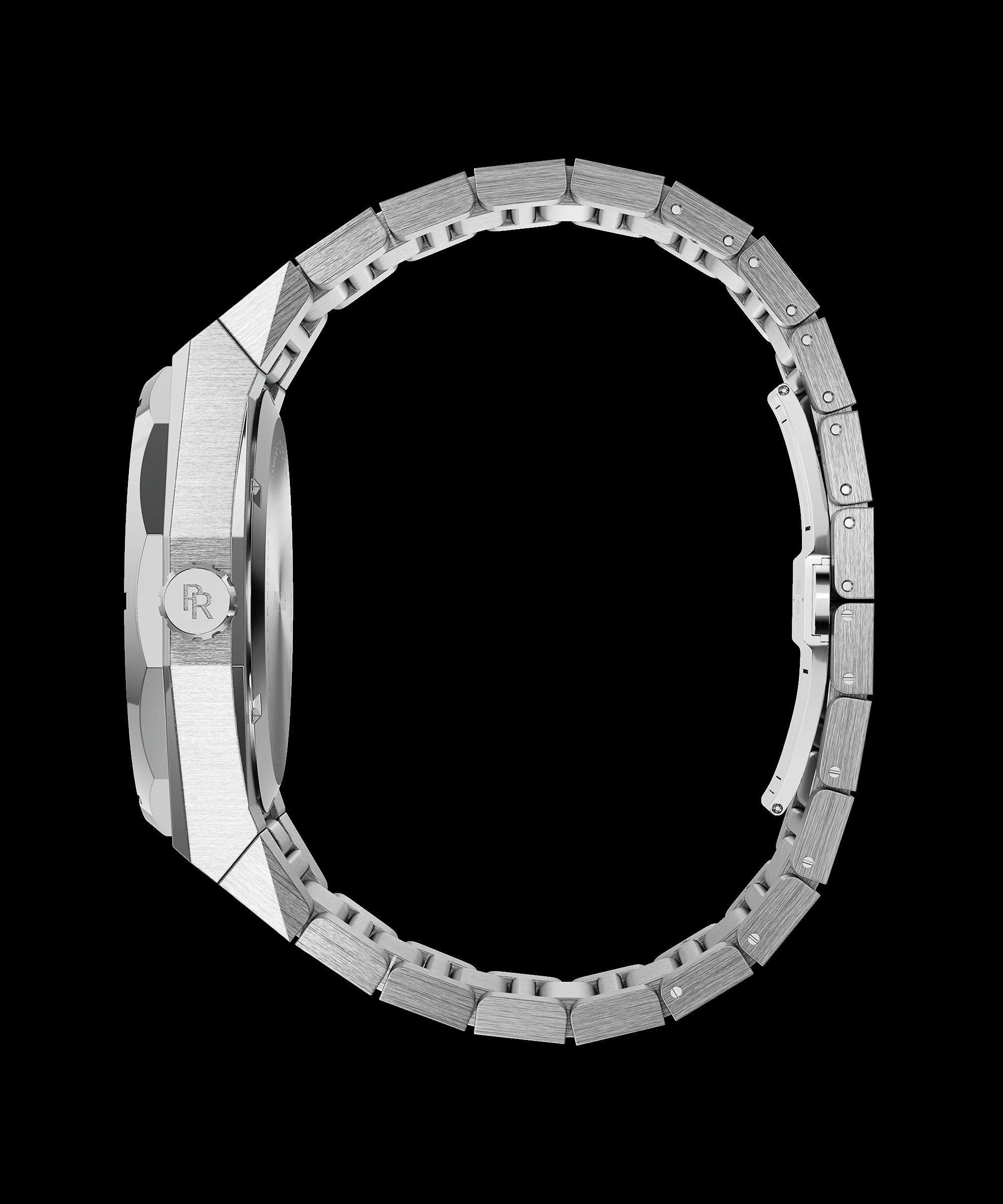 Arabic Dial White Shiny Watch For Men