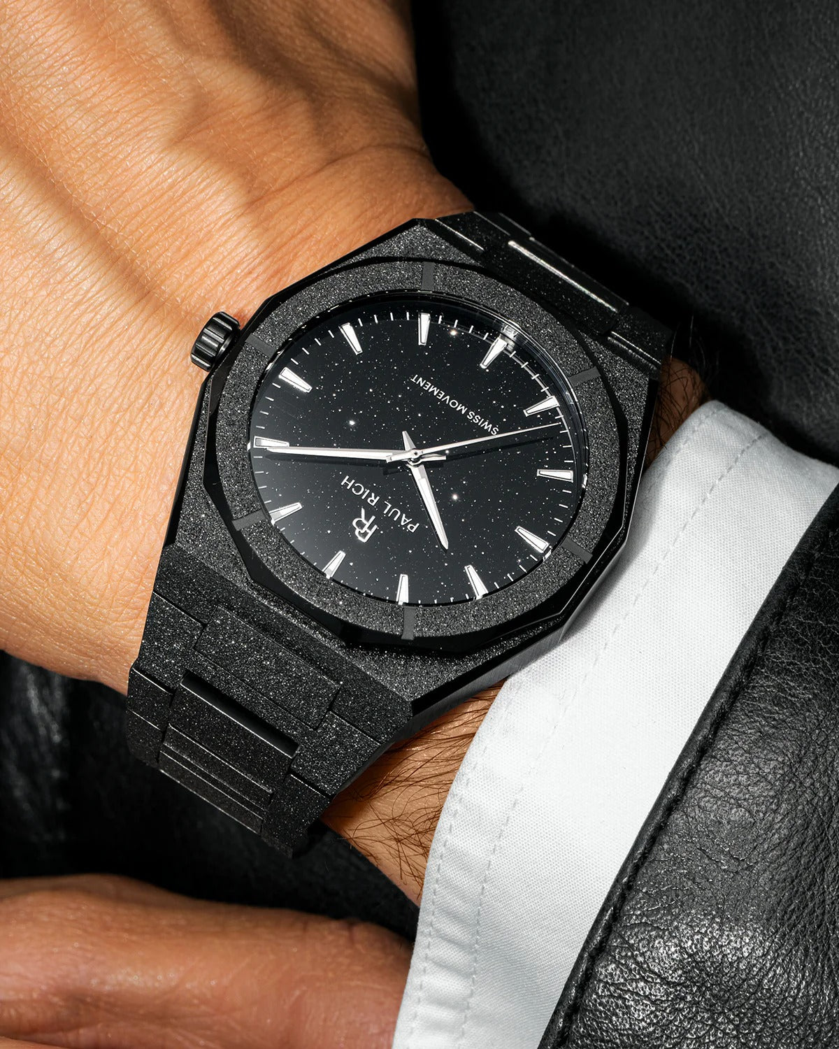 Arabic Dial Grey Dust Watch For Men