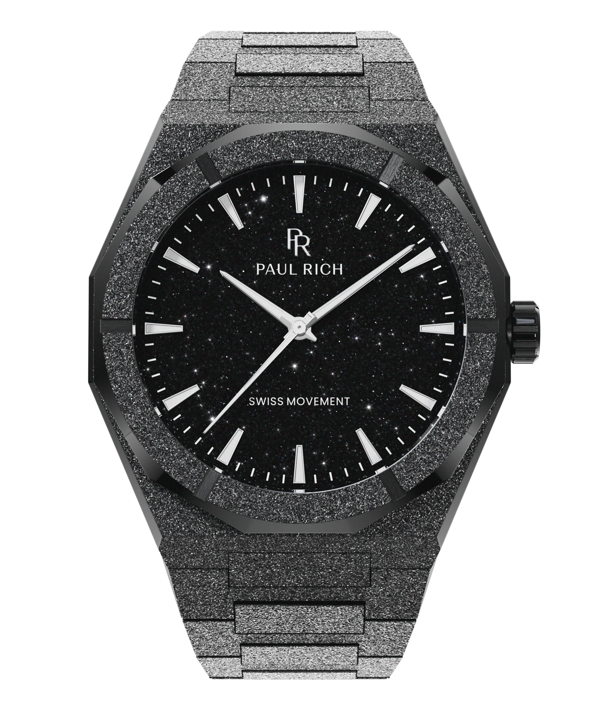 Arabic Dial Grey Dust Watch For Men