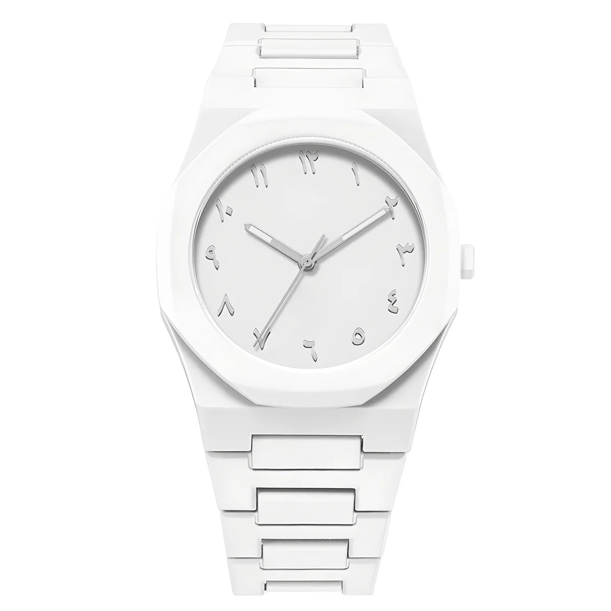 White Arabic Dial Watch for Men