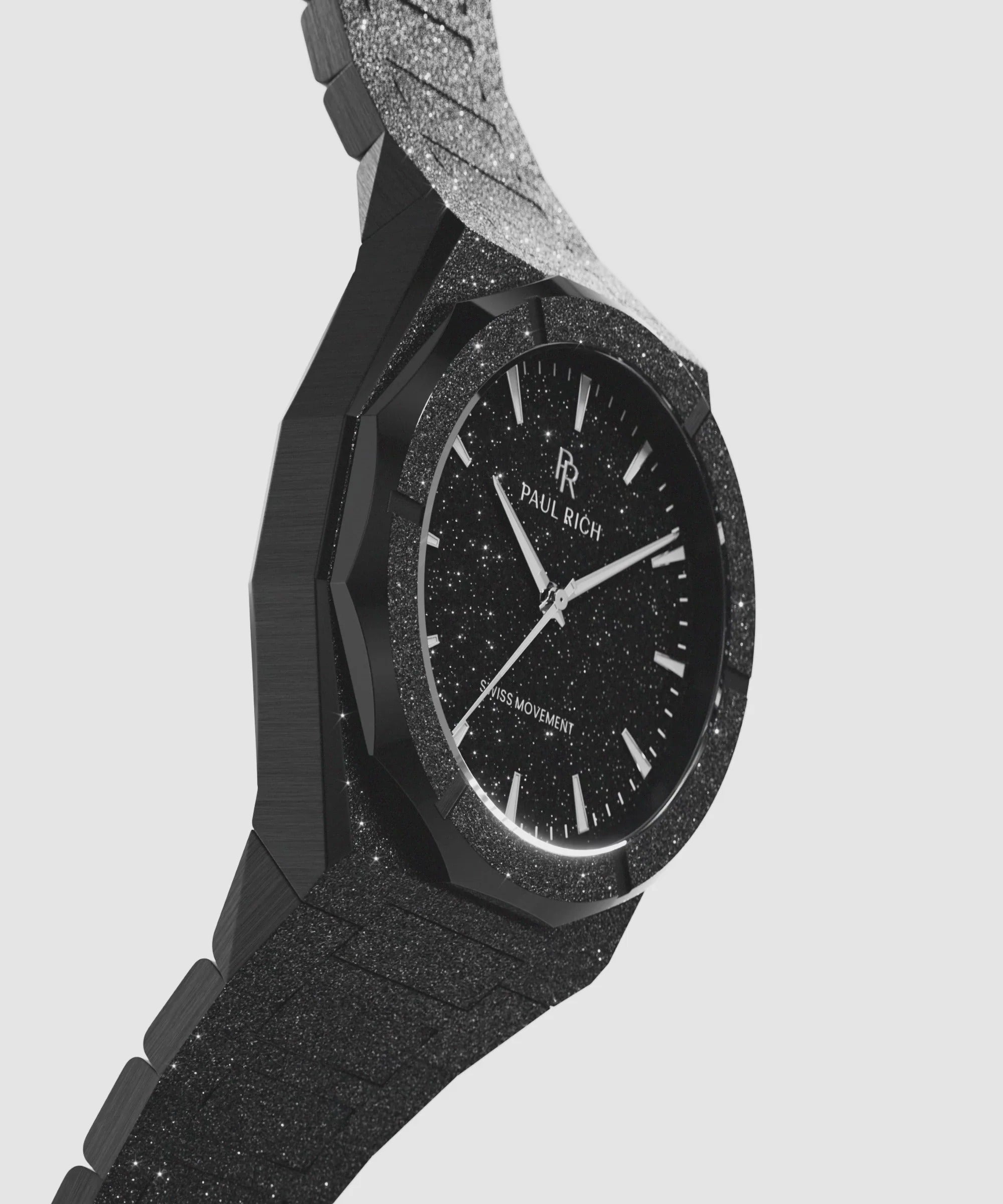 Arabic Dial Grey Dust Watch For Men