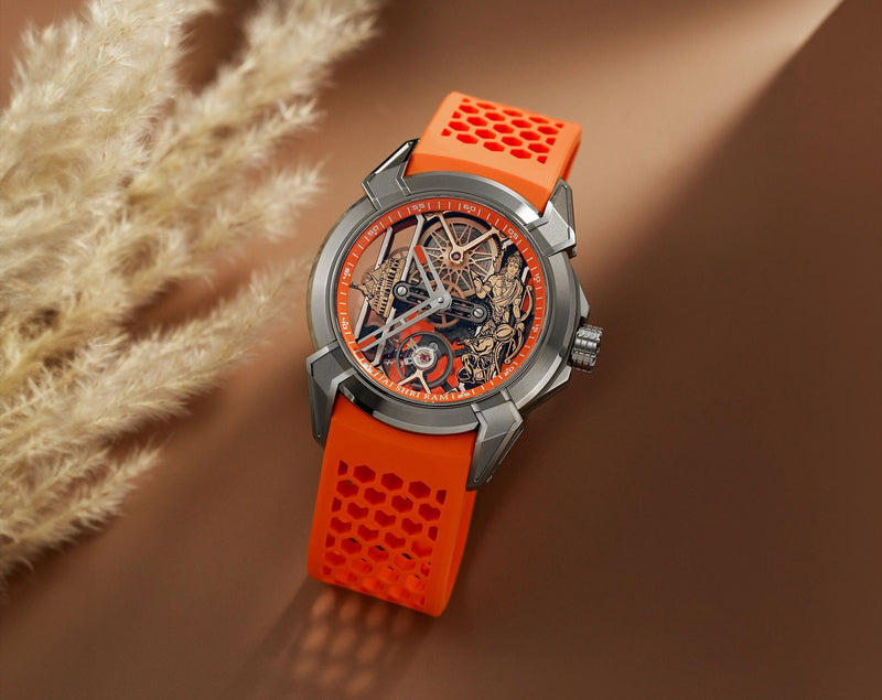 🕰️ Shri Ram Edition Luxury Skeleton Watch (Replica) | Premium Design