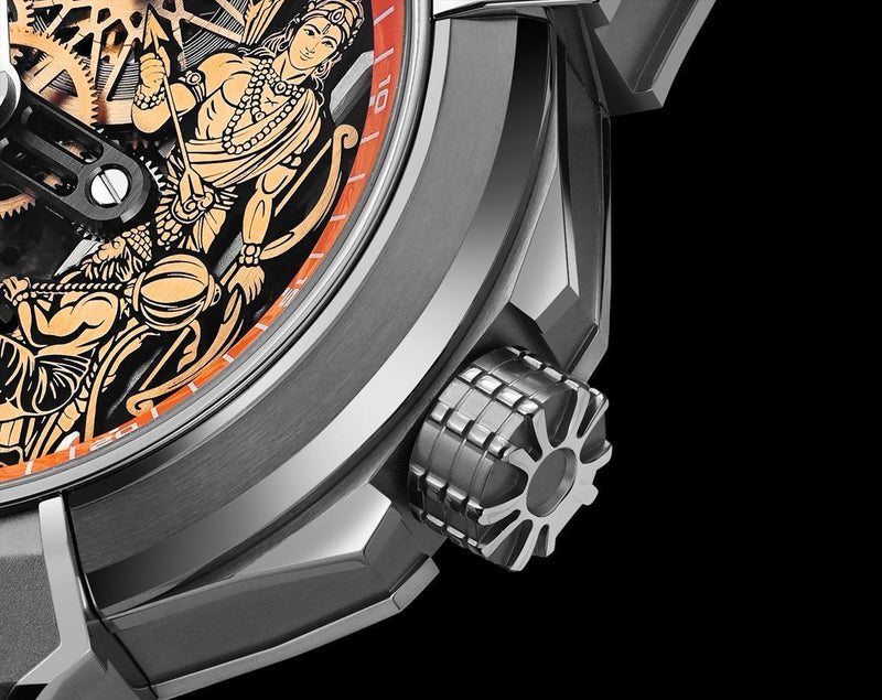 🕰️ Shri Ram Edition Luxury Skeleton Watch (Replica) | Premium Design